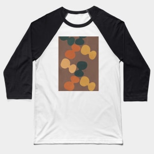 Nordic Earth Tones - Abstract Shapes 4 Baseball T-Shirt